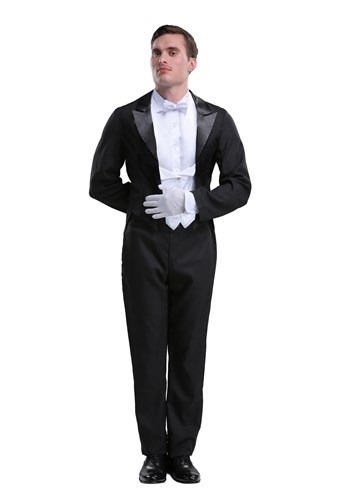 Plus Size Fancy Butler Men's Costume