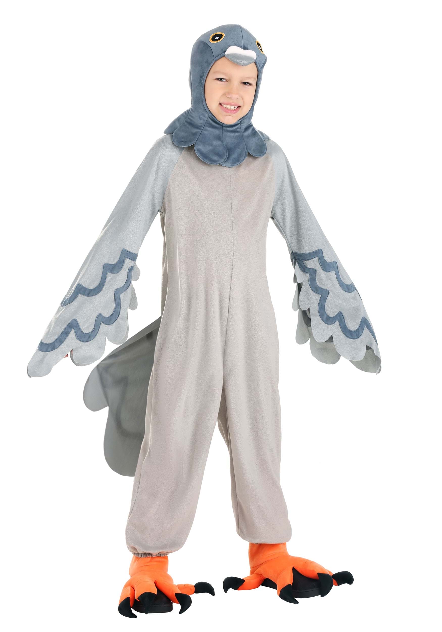 Photos - Fancy Dress CITY FUN Costumes Child  Slicker Pigeon Costume | Bird Costumes Gray/Or 