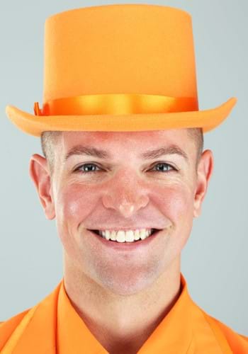 Orange Tuxedo Top Hat | Adult Halloween Costume Accessories