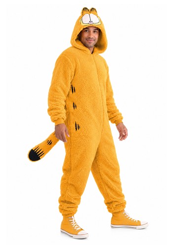Adult's Garfield Costume Onesie Alt 7
