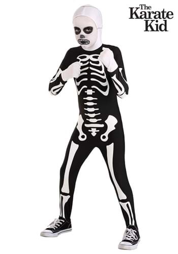Kid's Authentic Karate Kid Skeleton Suit-1