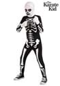 Kid's Authentic Karate Kid Skeleton Suit