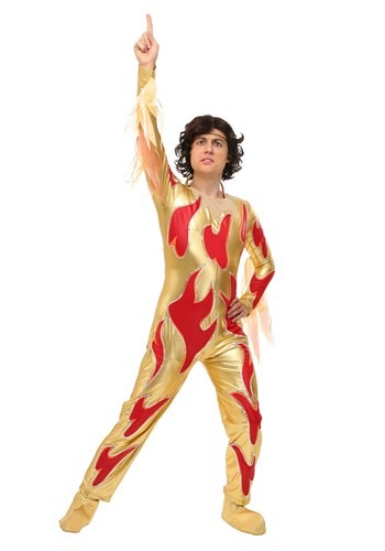 Plus Size Blades of Glory Fire Jumpsuit Men's Costume | Movie Costumes