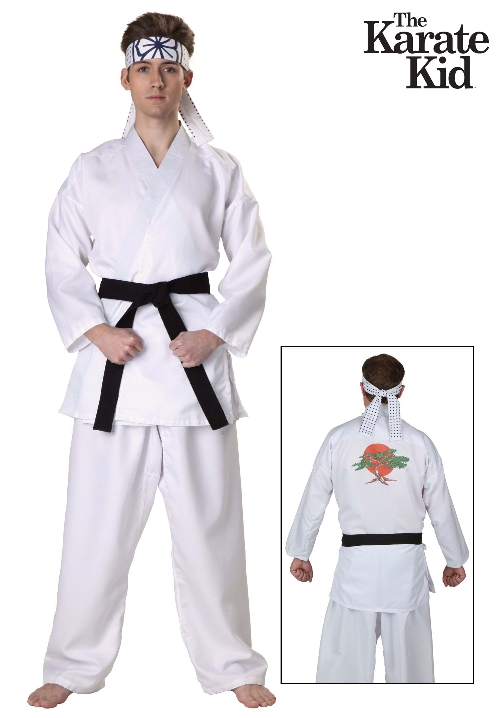 Perle for meget solsikke Plus Size Men's Karate Kid Daniel San Costume