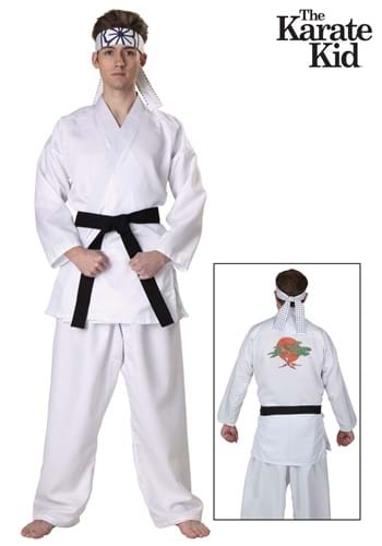 Men's Karate Kid Plus Size Daniel San Costume-2