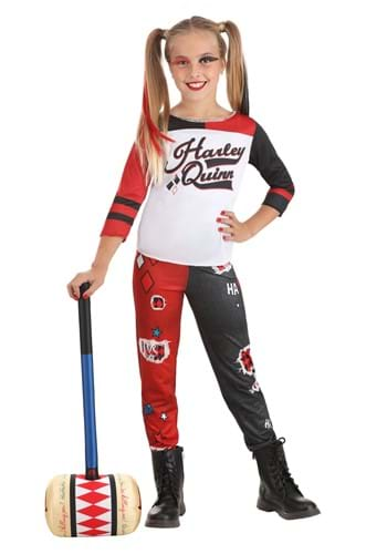 Kid's Harley Quinn Halloween Costumes for Girls