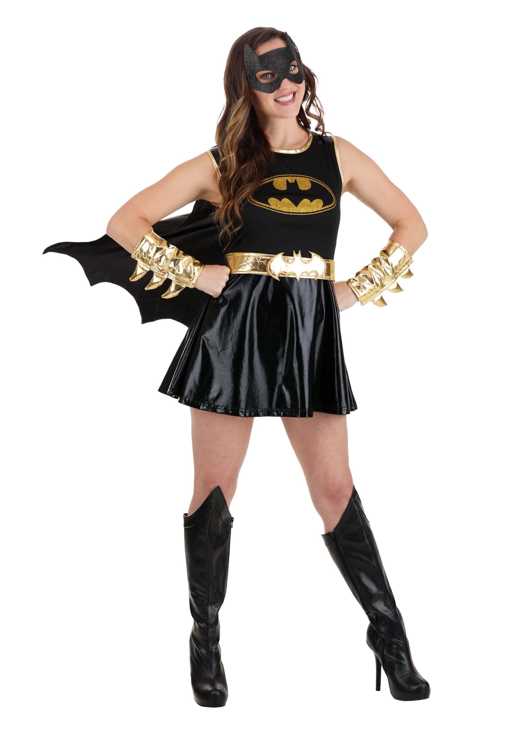 Disfraz heroico de Batgirl de mujeres Multicolor