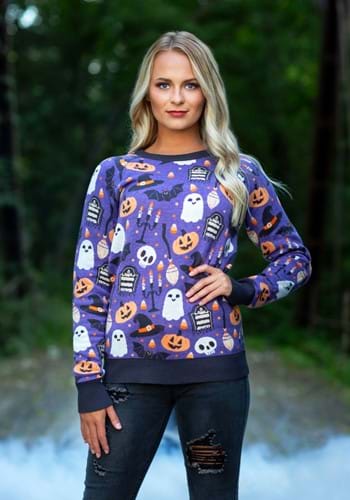 Halloween Mischief Halloween Sweater for Adults 1