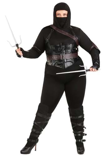 Plus Size Stealth Ninja Costume for Women