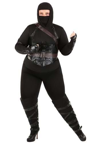 Plus Size Ninja Assassin Women's Costume