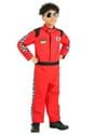 Red Racer Jumpsuit Costume for Kid's