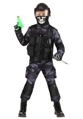 SWAT Team Vest Military Police Cop Fancy Dress Halloween Adult Costume  Accessory