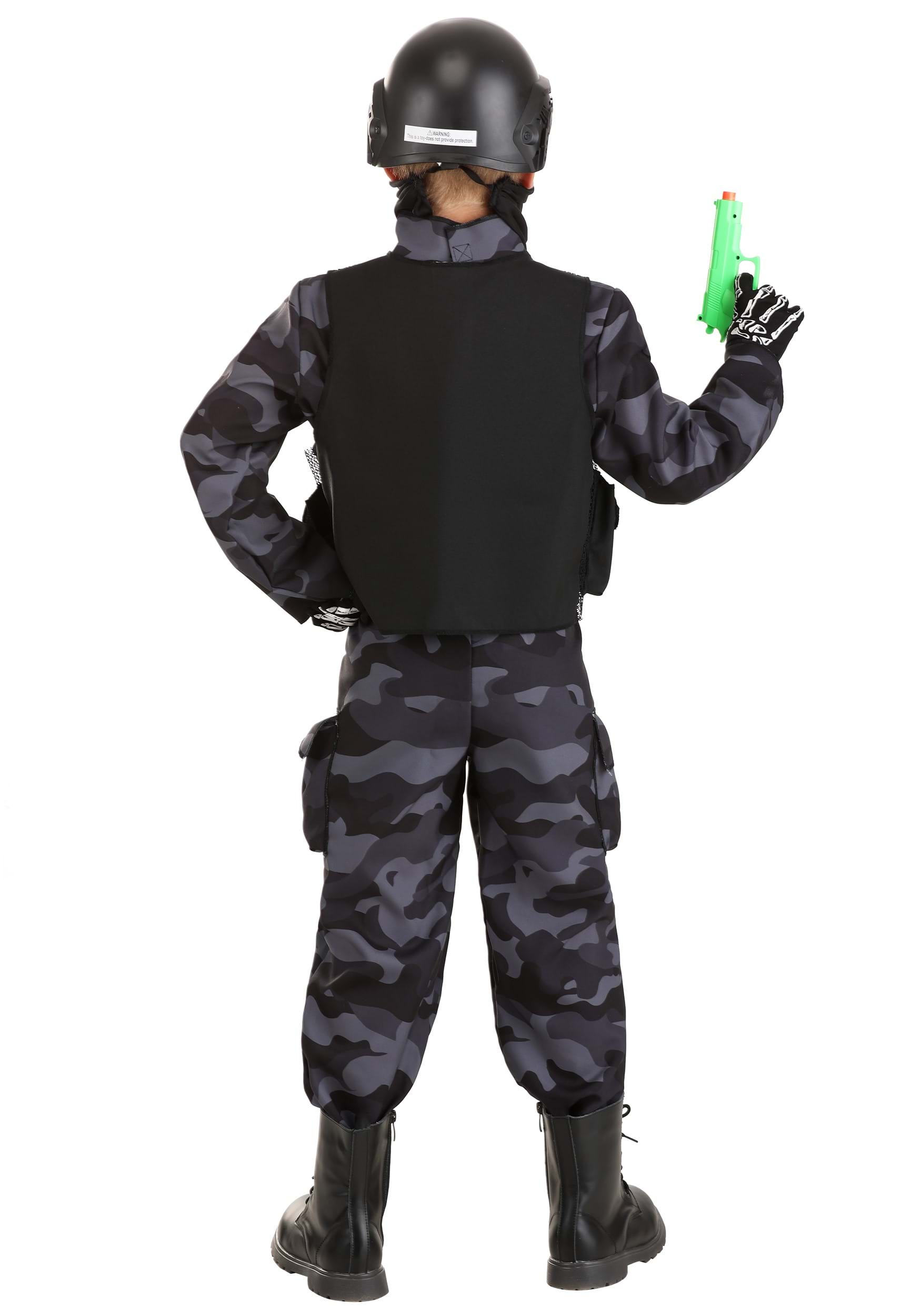 Kid's Navy Midnight Commando Costume