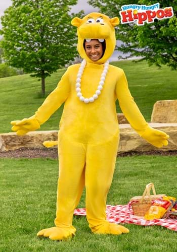 Adult Yellow Hungry Hungry Hippos Costume