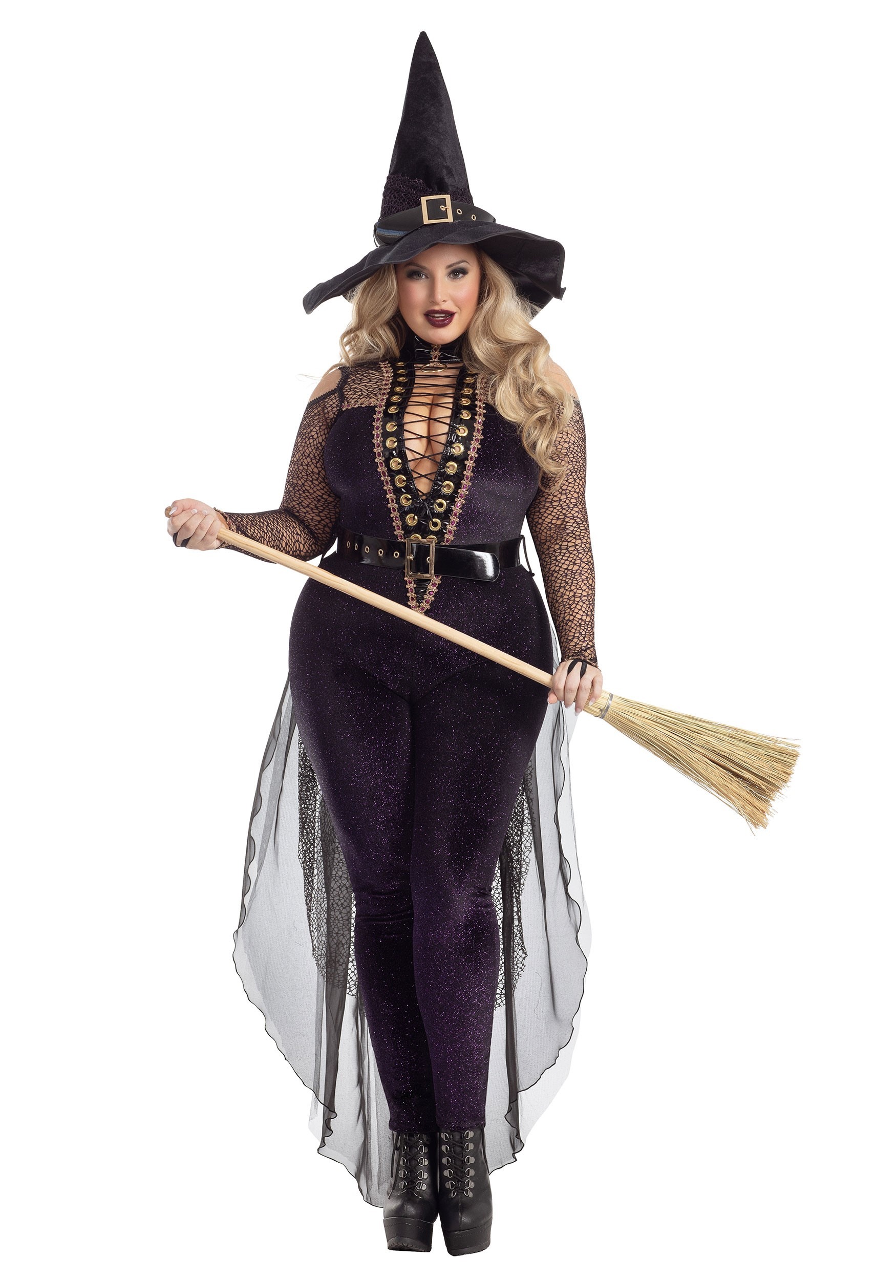 Women's Popular Witch Plus Size Costume