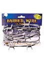 8' Silver Barbed Wire Decoration