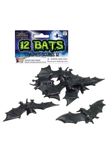 12 pc Bat Halloween Decor Set