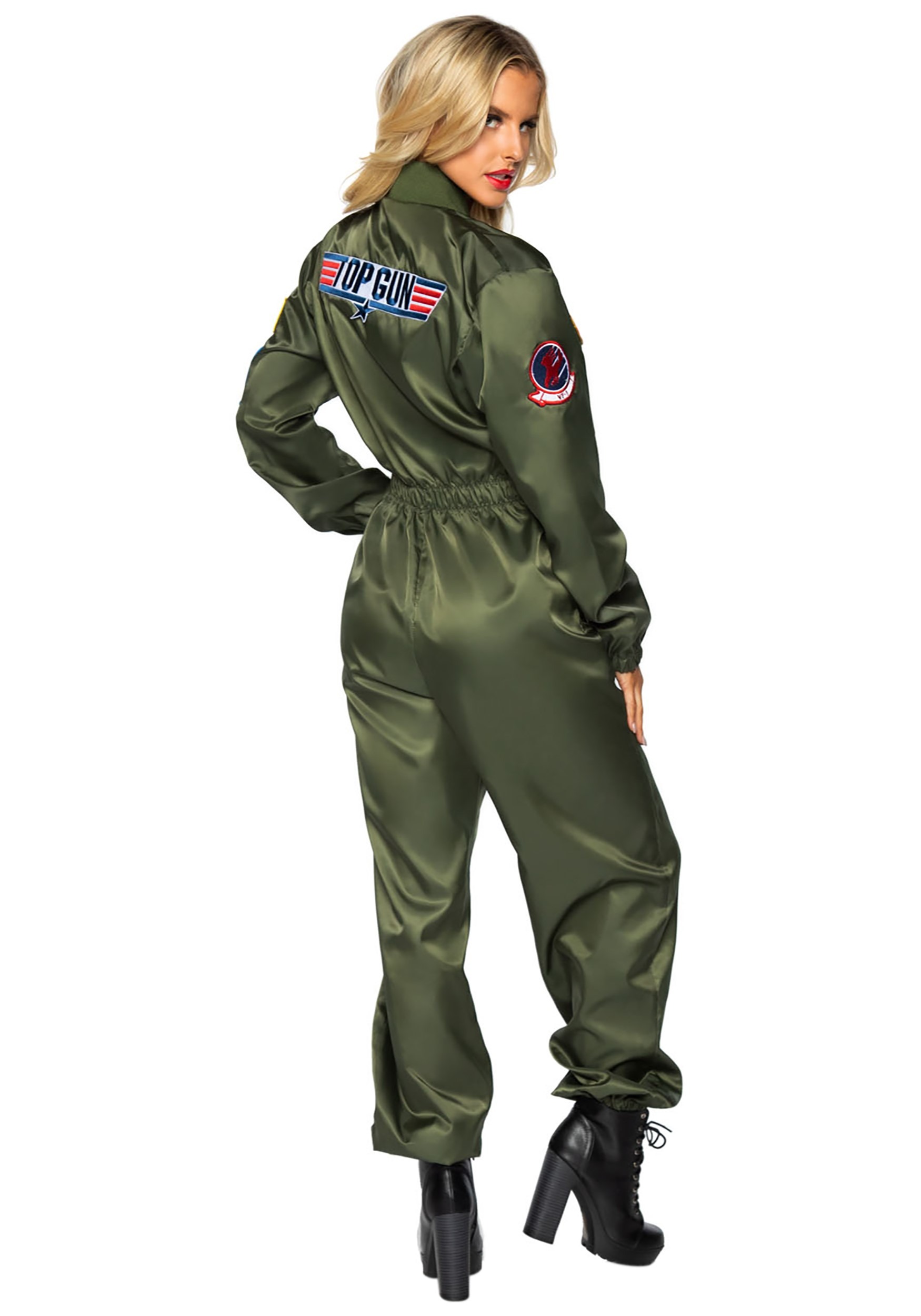 Disfraz de traje de vuelo de Top Gun de mujeres para mujeres Multicolor Colombia