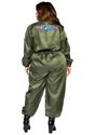 Top Gun Women's Plus Size Flight Suit Costume Alt 1