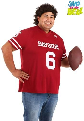 Men's Saved by the Bell  A.C. Slater Plus Size Costume-2