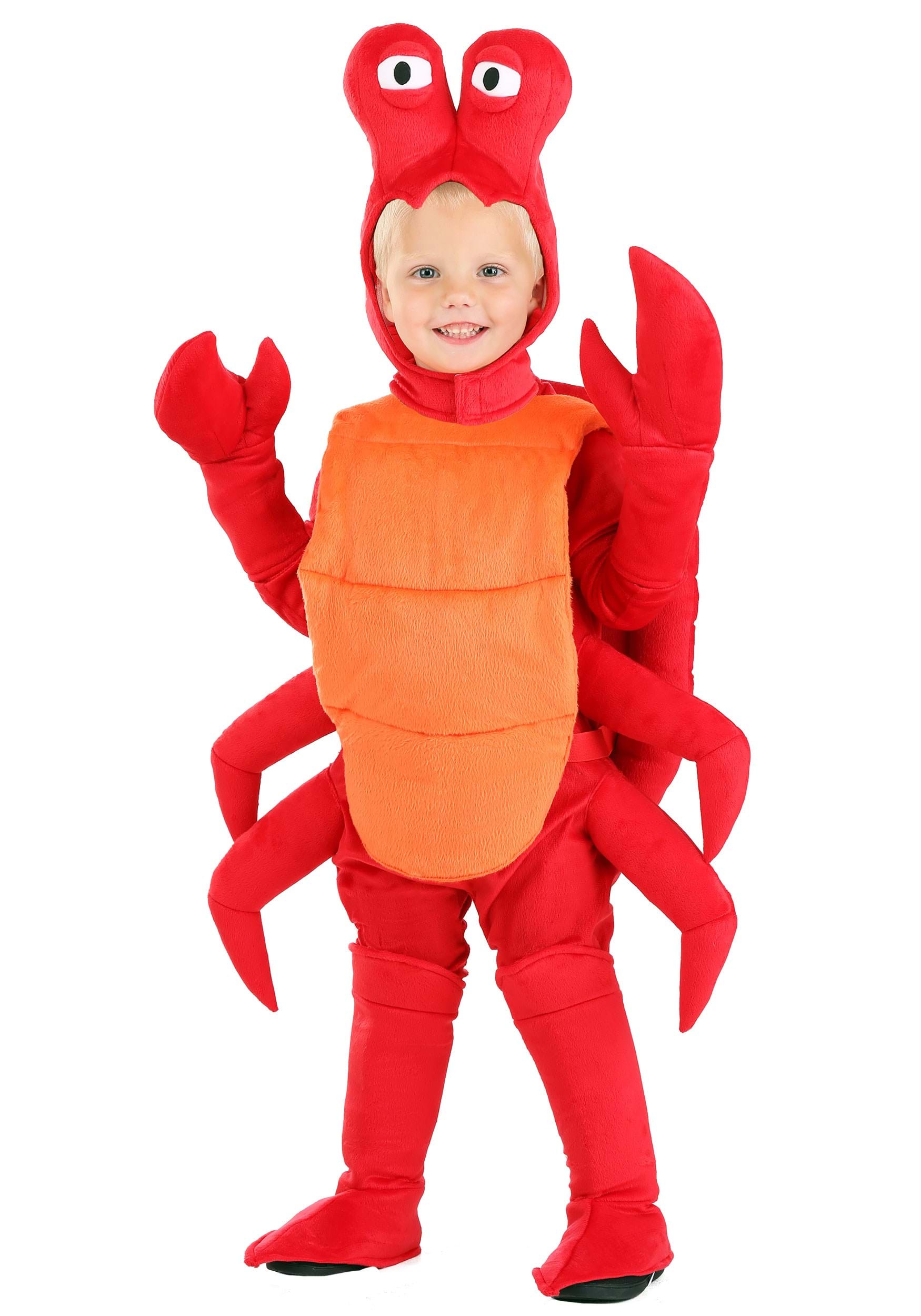 Disfraz de cangrejo para niños pequeños Multicolor