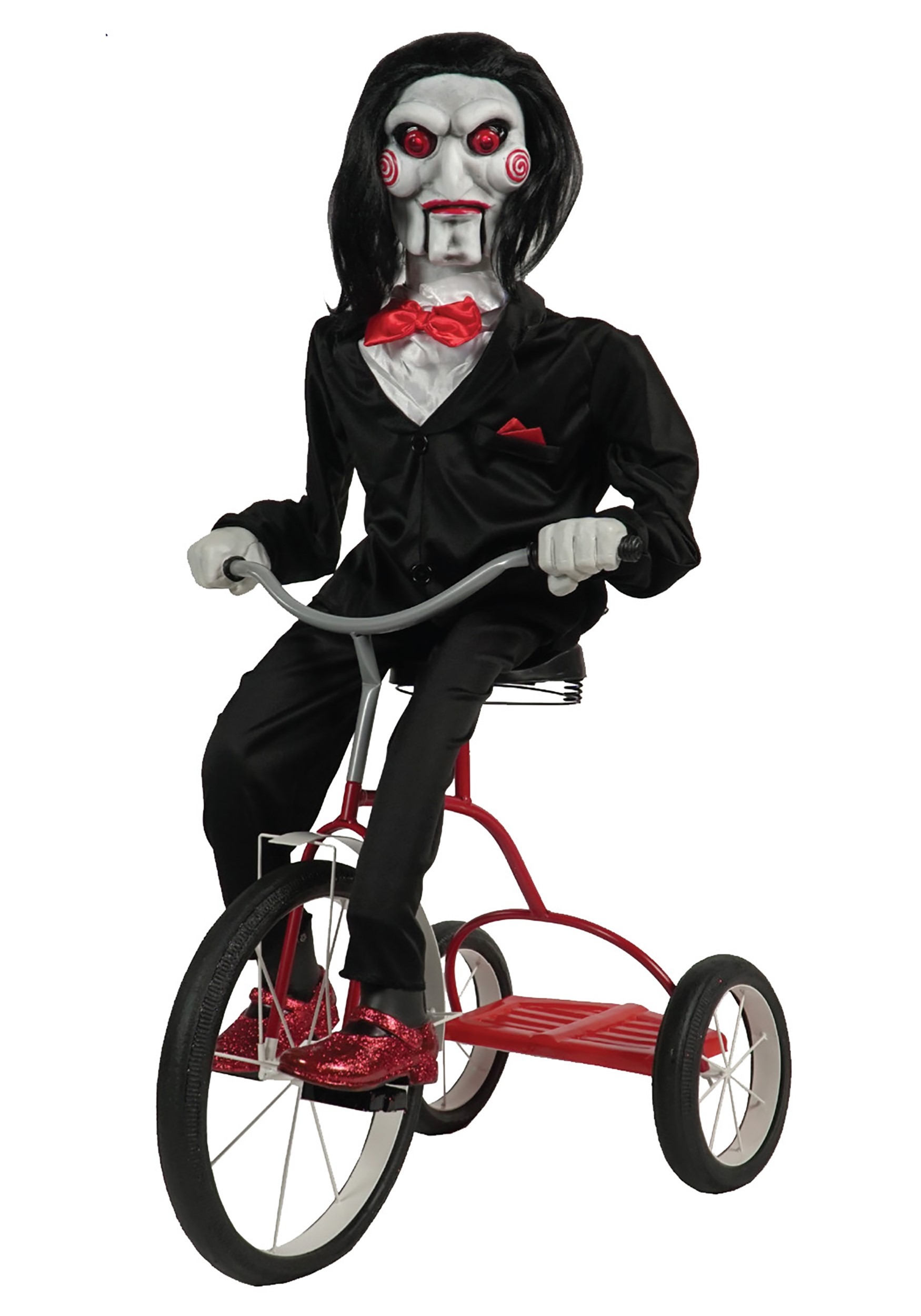 Men Saw Billy Costume Fancy Dress Halloween Horror Adult Tricycle Puppet Outfit