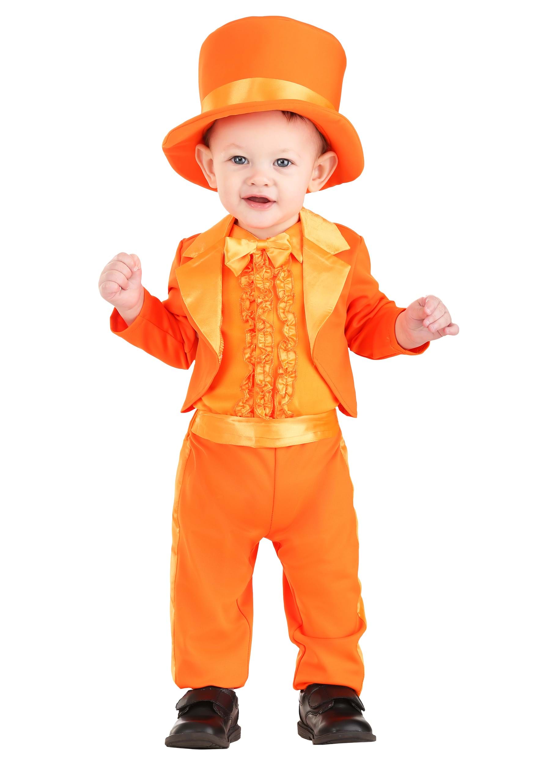 Infant Orange Costume Suit