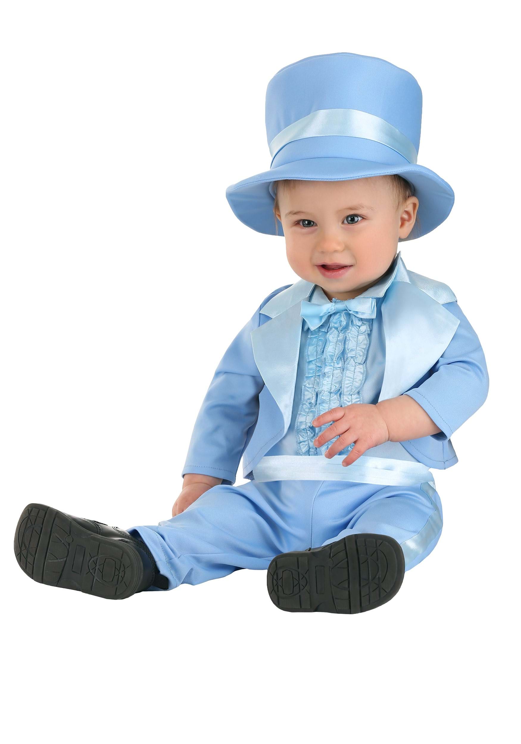 Photos - Fancy Dress FUN Costumes Powder Blue Infant Suit Costume