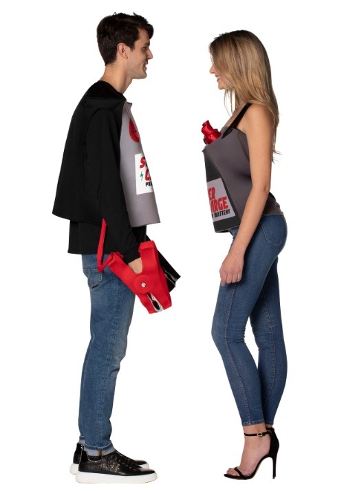 Battery & Jumper Cables Adult Couple's Costume Couples costumes for Halloween