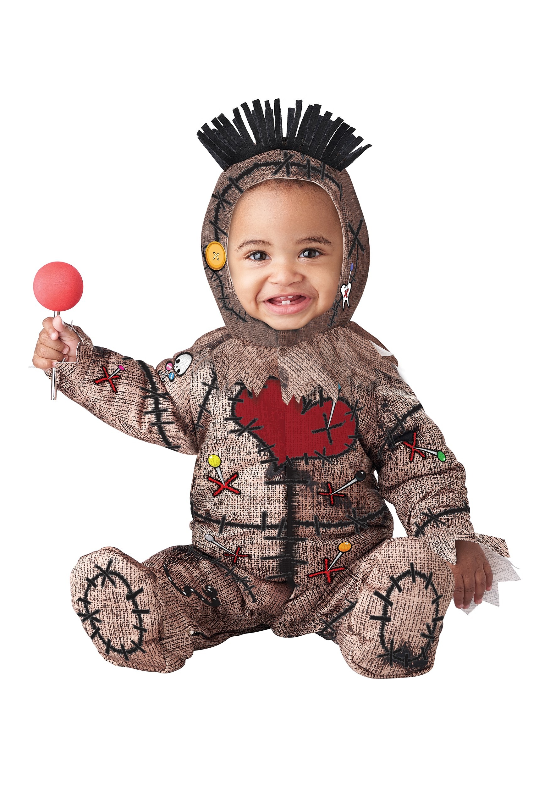 Disfraz de muñeca para bebé vudú infantil Multicolor
