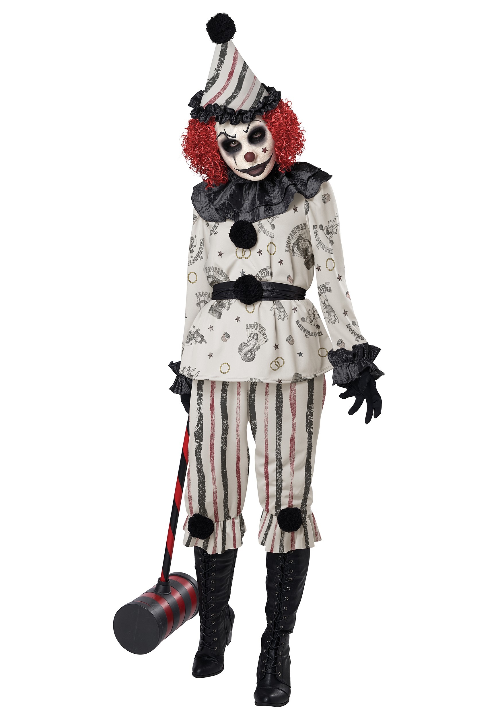 Photos - Fancy Dress California Costume Collection Creeper Clown Women's Costume | Evil Clown C 
