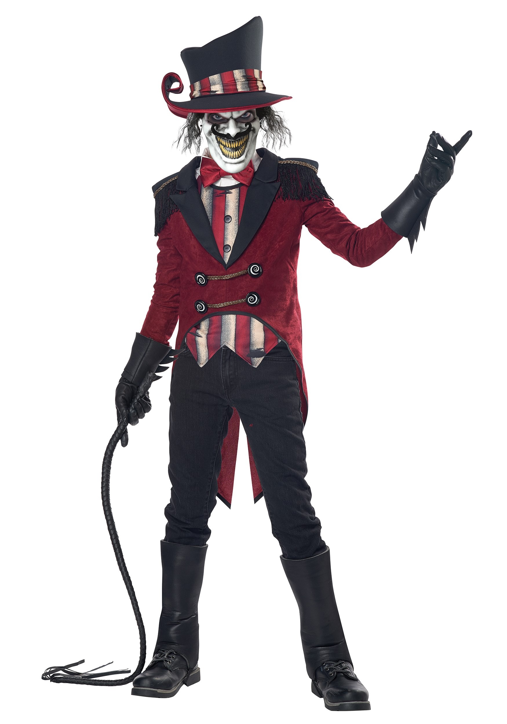 Photos - Fancy Dress California Costume Collection Wicked Ringmaster Boy's Costume Black/Re 