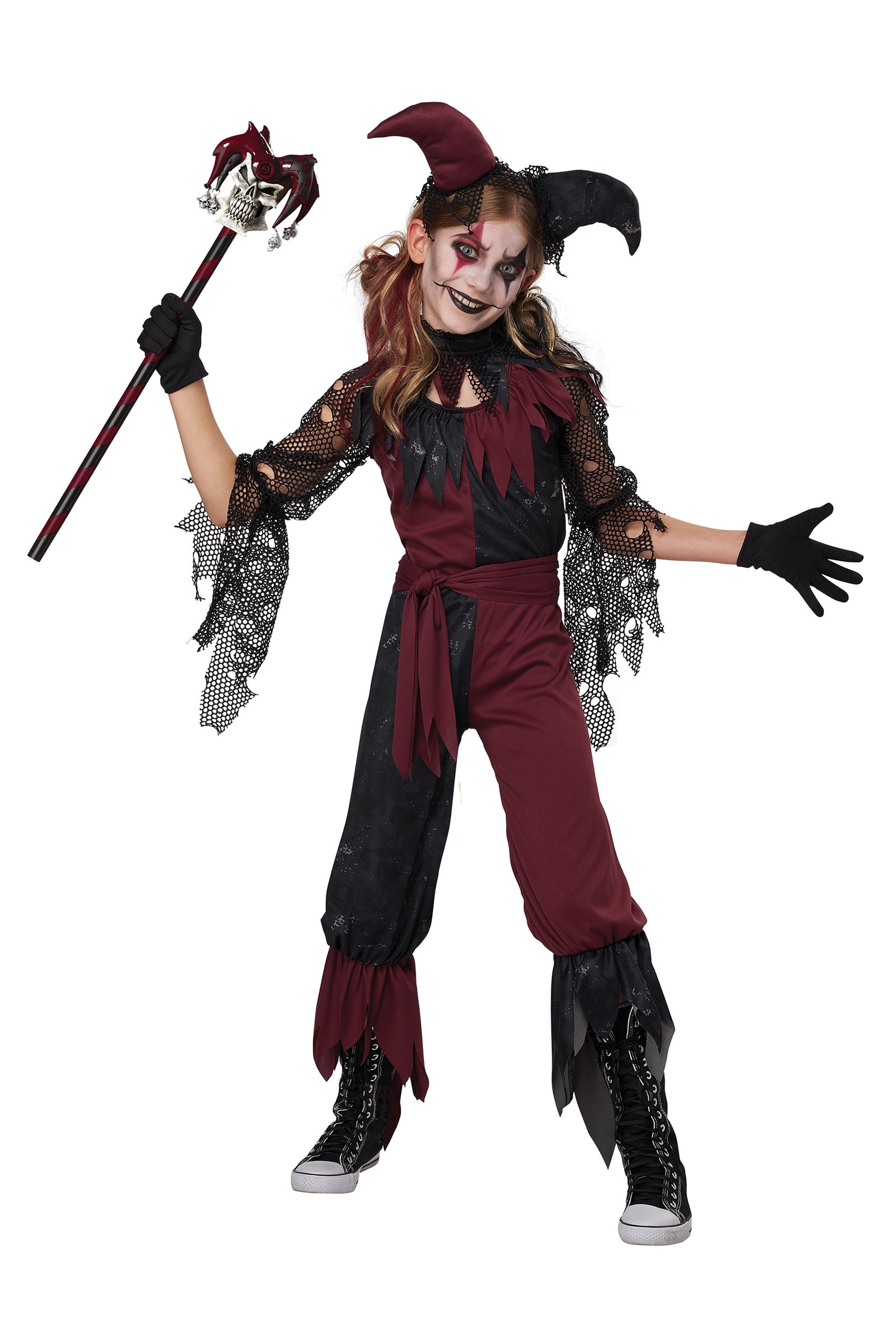 Excellent good talent Psycho Jester Girl's Costume