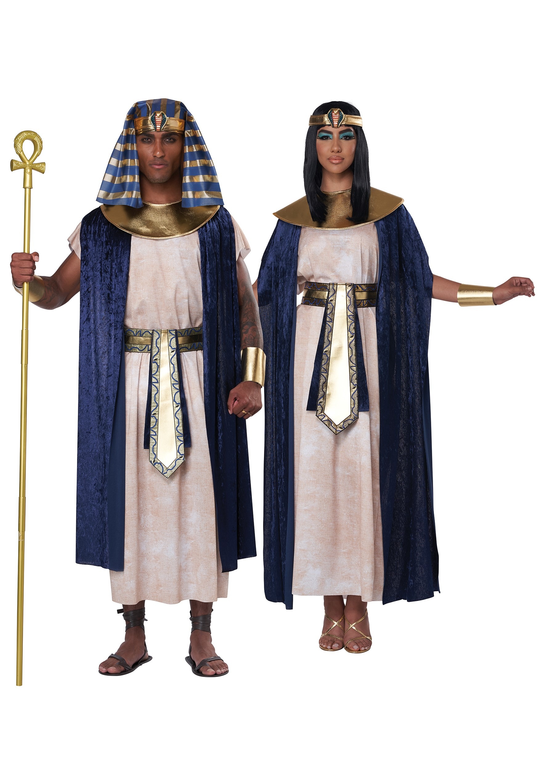 Photos - Fancy Dress California Costume Collection Egyptian Tunic Adult Costume Brown/Orang 