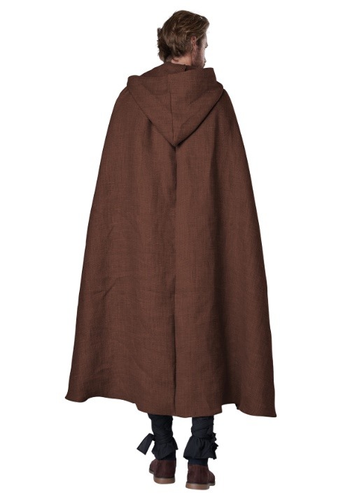 Brown Adult Hooded Cloak Costume