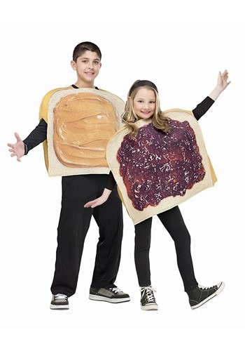 Kids Peanut Butter and Jelly Costume Upd