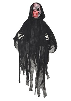 5' Light Up Black Reaper Decoration