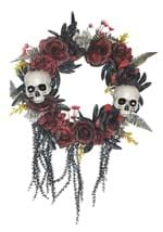 Skull & Roses Wreath Halloween Decoration | Halloween Wreath