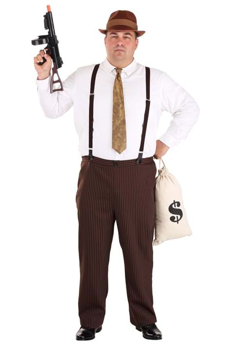 1930s Men’s Costumes: Gangster, Clyde Barrow, Monster Movies Plus Size Mens Clyde Costume  AT vintagedancer.com