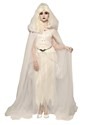 Adult White Hooded Cape