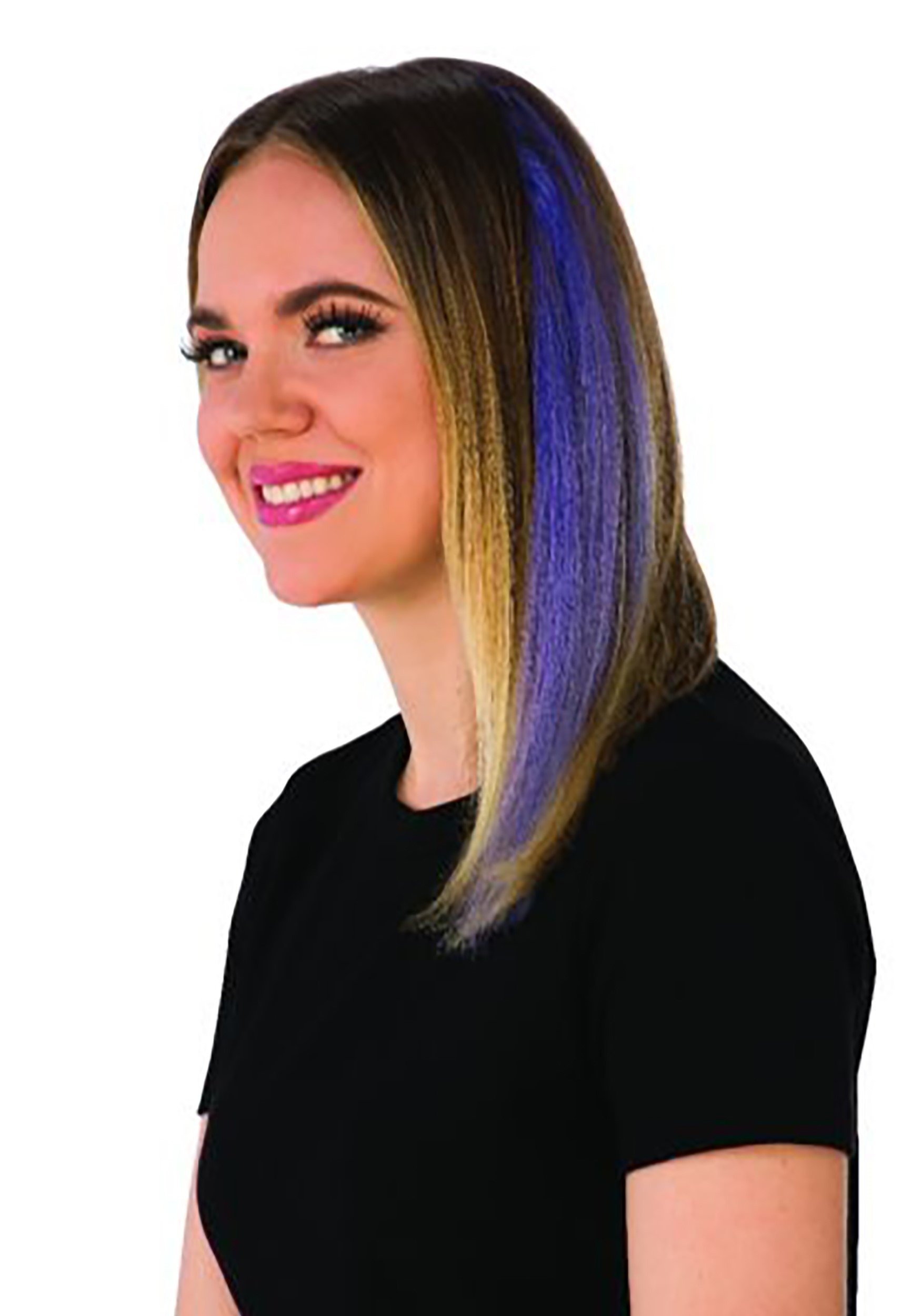 Accesorio de tiza para el cabello morado Multicolor