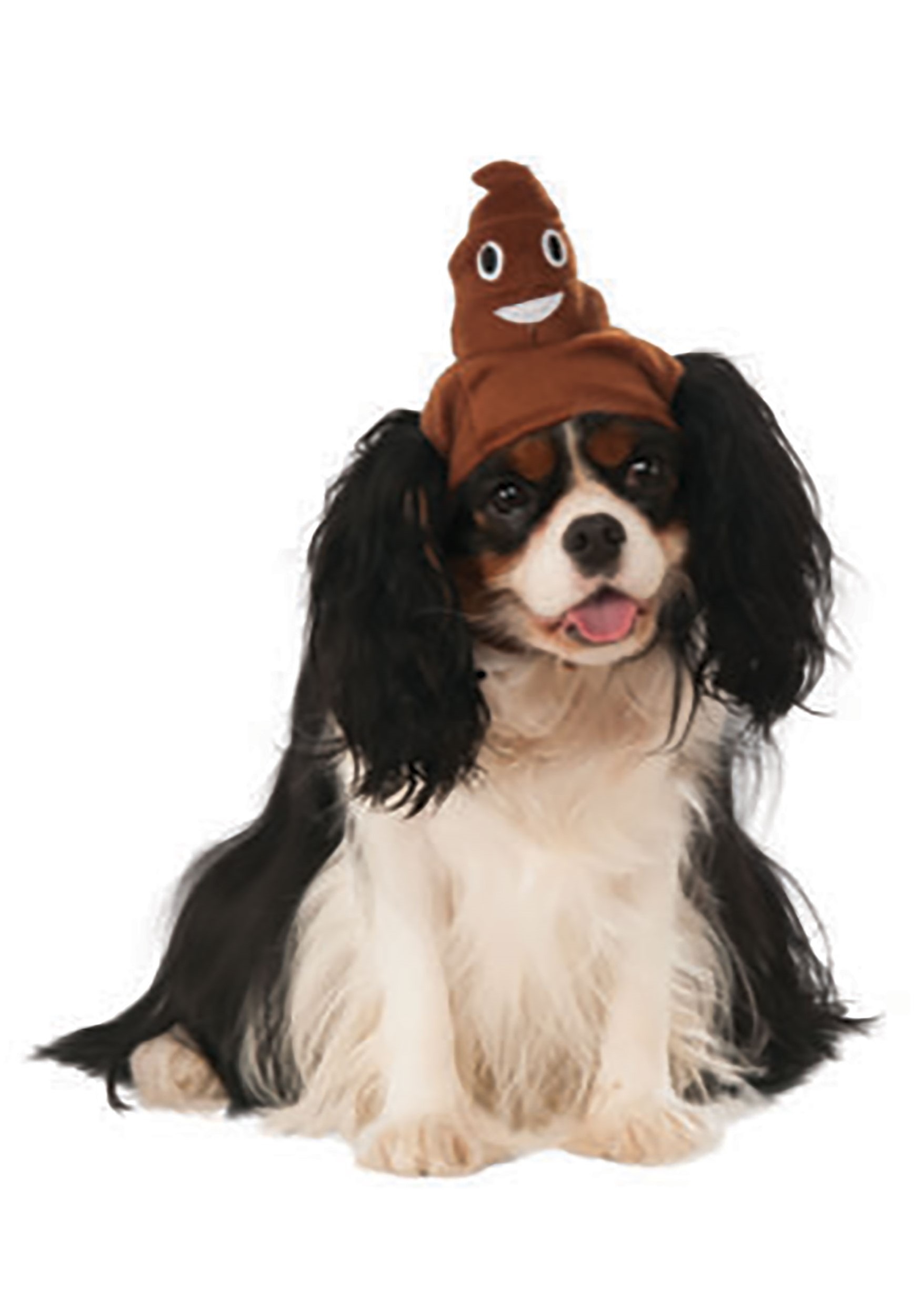 Dog Costume Poop Emoji Accessory