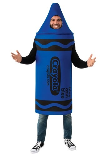 Crayola Blue Crayon Adult Costume
