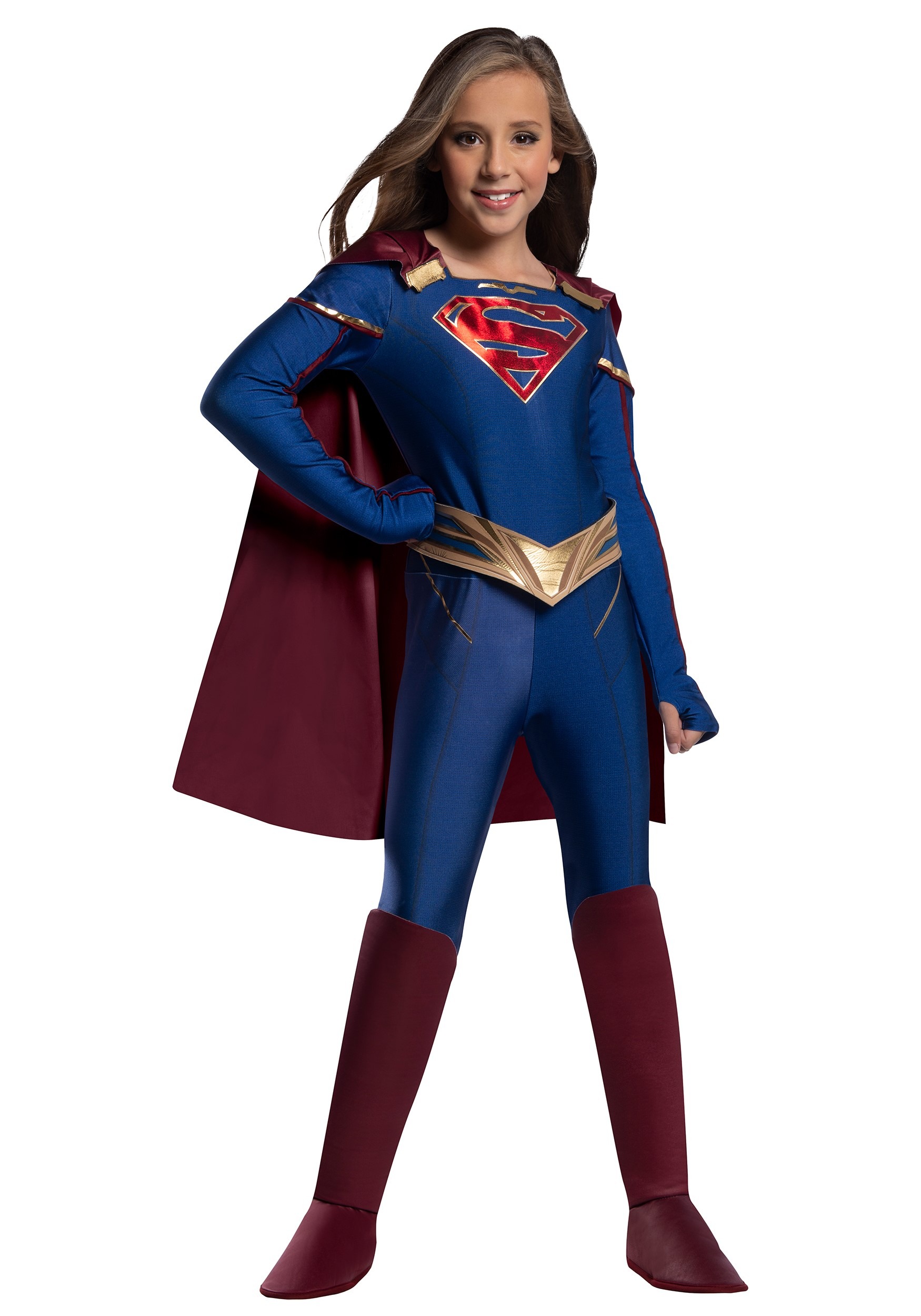 Disfraz de mono de supergirl para niños Multicolor