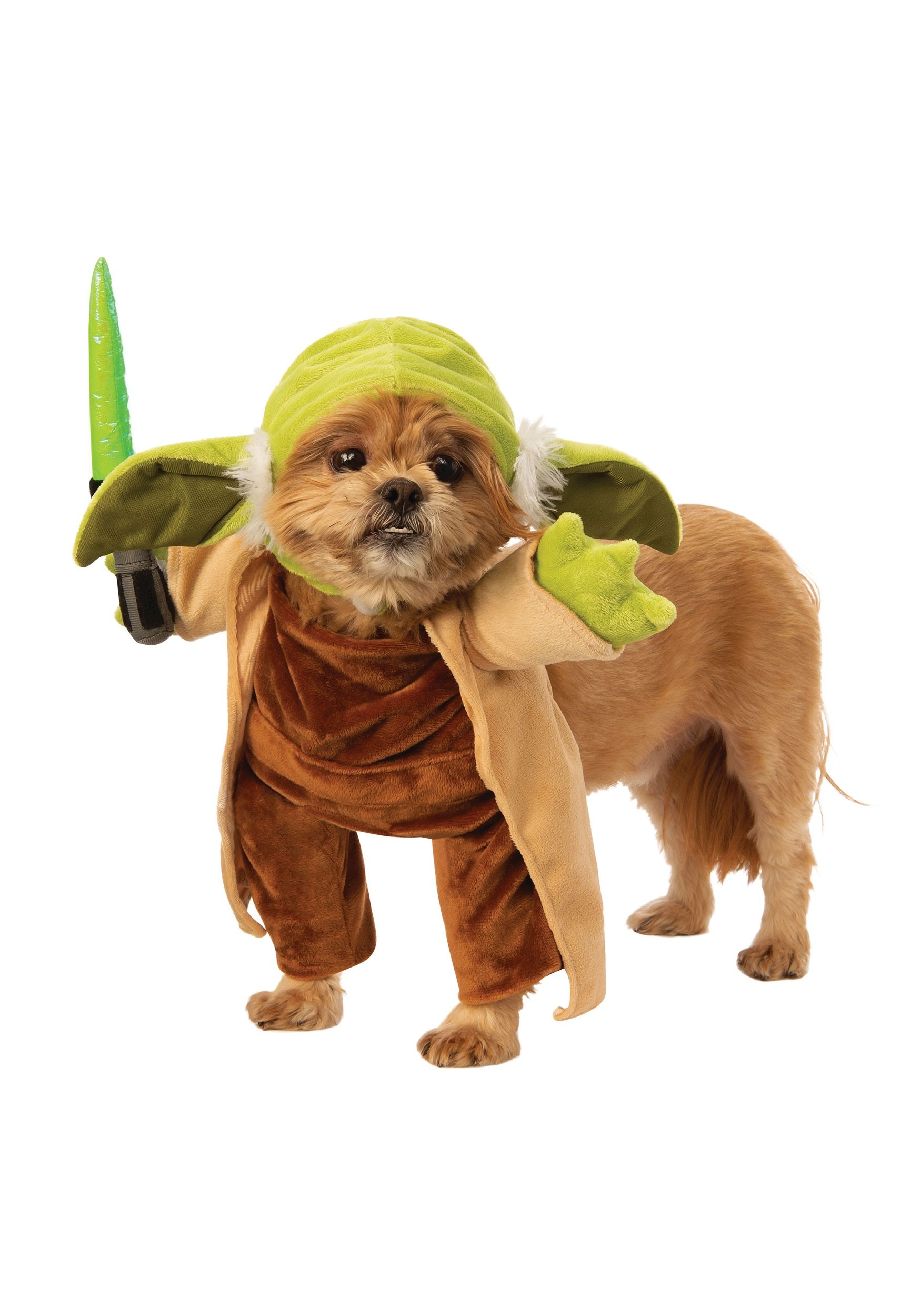 Star Wars Walking Yoda con disfraz de sable de luz para perros Multicolor Colombia