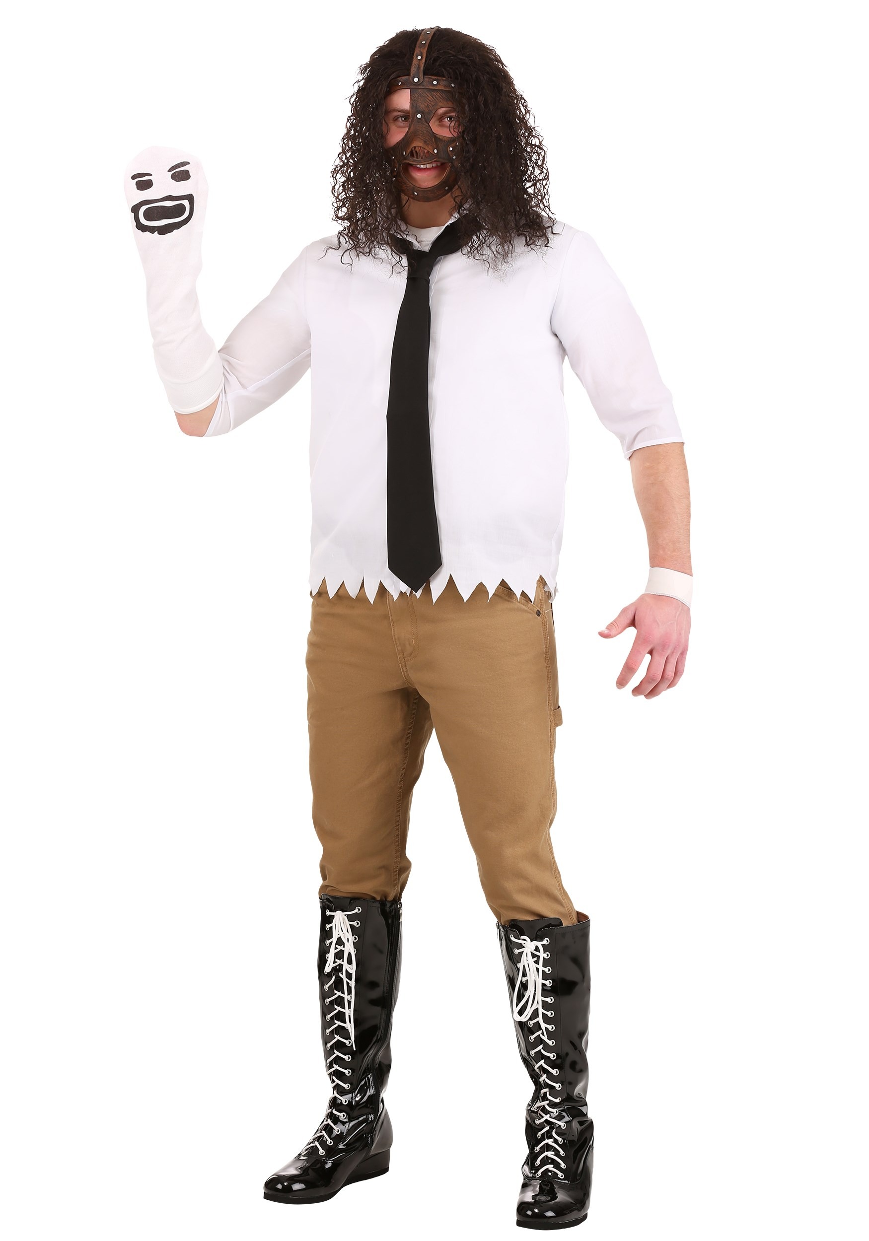 Men's WWE Plus Size Mankind Costume