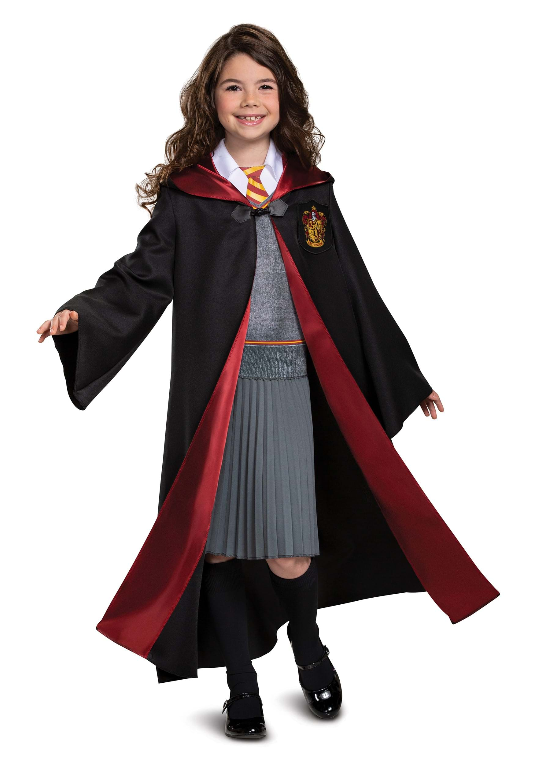 Photos - Fancy Dress Potter Disguise Harry  Girl's Deluxe Hermione Costume Black/Red 