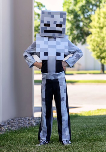 Minecraft Video Game Kid's Skeleton Costume | Minecraft Costumes