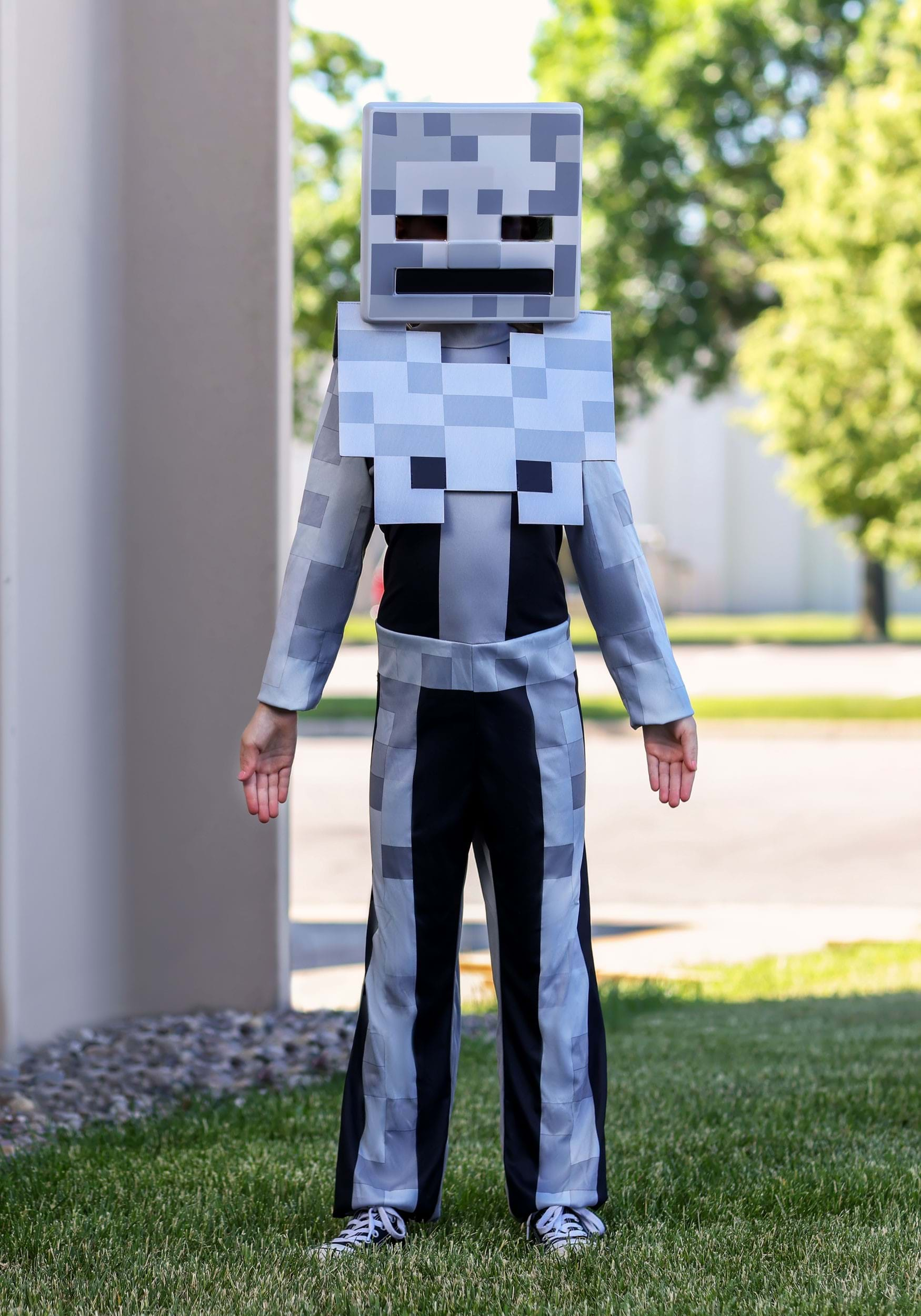  Creeper Classic Minecraft Costume, Green, Small (4-6