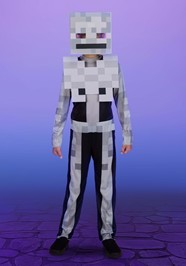 Minecraft Video Game Kid s Skeleton Costume Minecraft Costumes Minecraft Video Game Kid s Skeleton Costume Minecraft Costumes